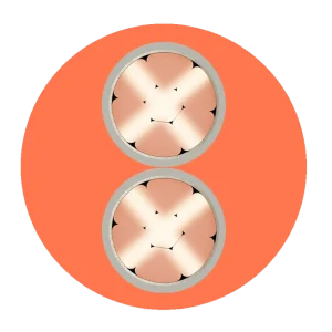 Cáp chống cháy FRN-CXV 2x