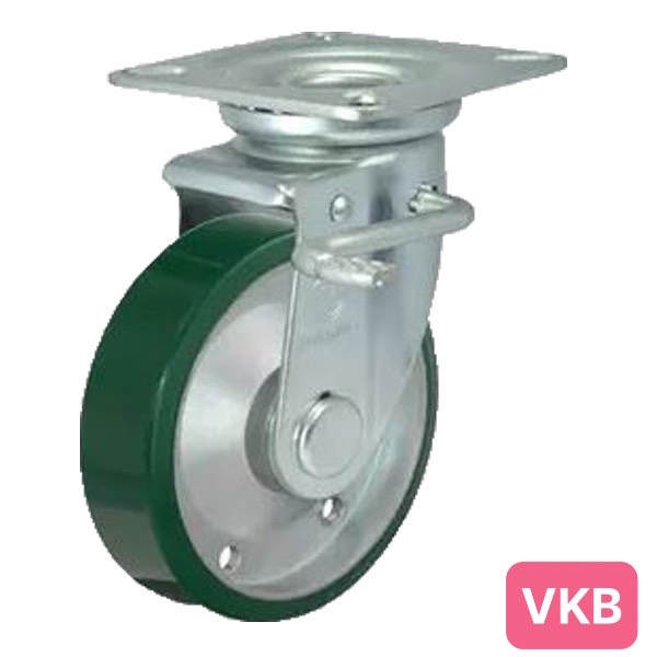 Bánh xe PU Shenpai xoay có khóa phi 75, 25A02-1052