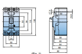 MCCB (Aptomat) LS ABN103c 3P 22kA