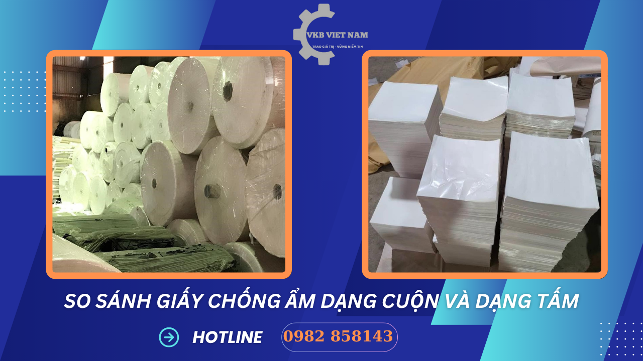 📦 Giấy chống ẩm dạng cuộn: Dài liên tục, cắt theo nhu cầu, phù hợp đóng gói hàng loạt, quy mô lớn. 📄 Giấy chống ẩm dạng tấm: Cắt sẵn từng tờ, tiện sử dụng, phù hợp đóng gói sản phẩm nhỏ, cao cấp