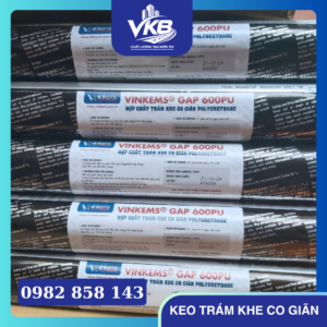 Vinkems® GAP 600PU là keo trám khe co giãn gốc Polyurethane một thành phần, được sử dụng để bịt kín các khe co giãn và tạo lớp trám đàn hồi cho công trìn