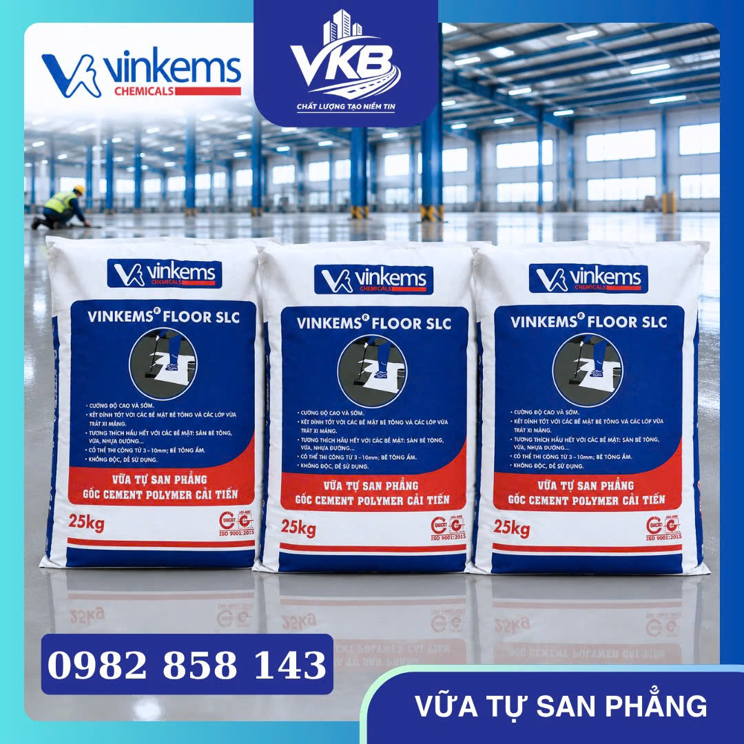 vữa tự san phẳng Vữa tự san phẳng là vật liệu chuyên dụng giúp tạo bề mặt nền phẳng và đồng đều trước khi thi công lớp hoàn thiện.