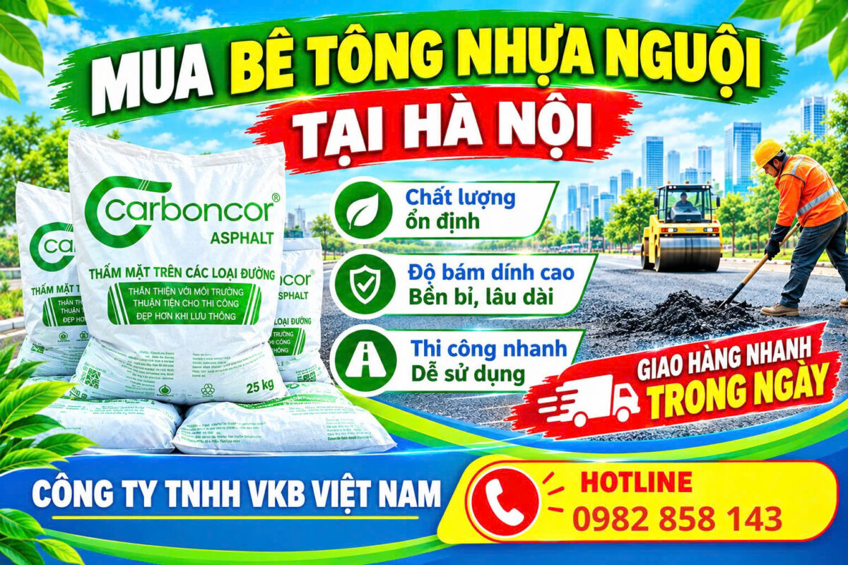 Vật liệu được đóng bao sẵn, thuận tiện vận chuyển và tập kết tại công trình.