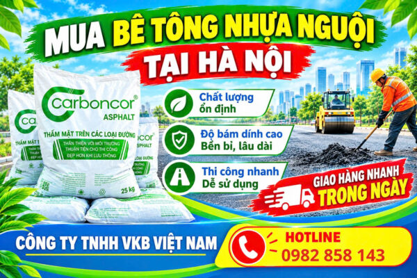 Vật liệu được đóng bao sẵn, thuận tiện vận chuyển và tập kết tại công trình.