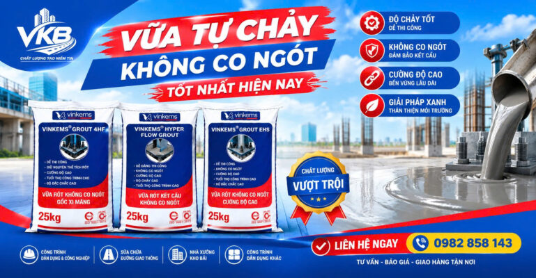 Các sản phẩm được sử dụng cho nhiều hạng mục như đổ bù chân cột, đổ fill đầu cột, chèn máy móc, bản đế và các vị trí cần vữa có độ chảy tốt